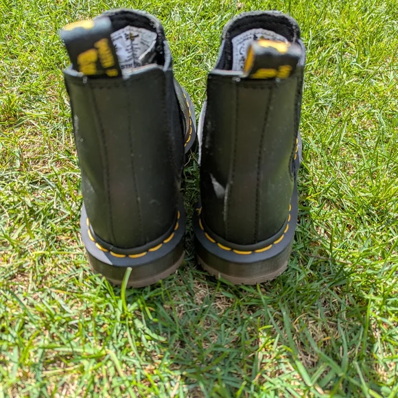 Black Leather Chelsea Boots - Picture 3 of 6